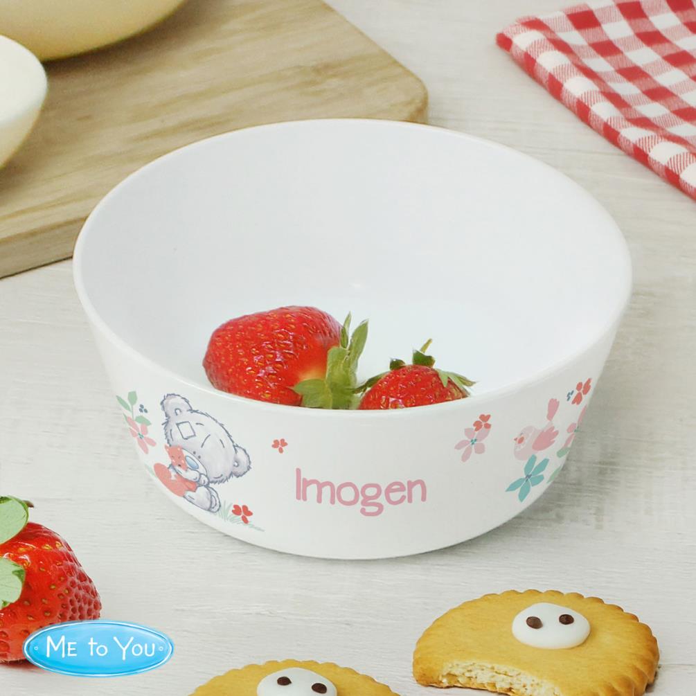 Personalised Tiny Tatty Teddy Woodland Animal Plastic Bowl Extra Image 2